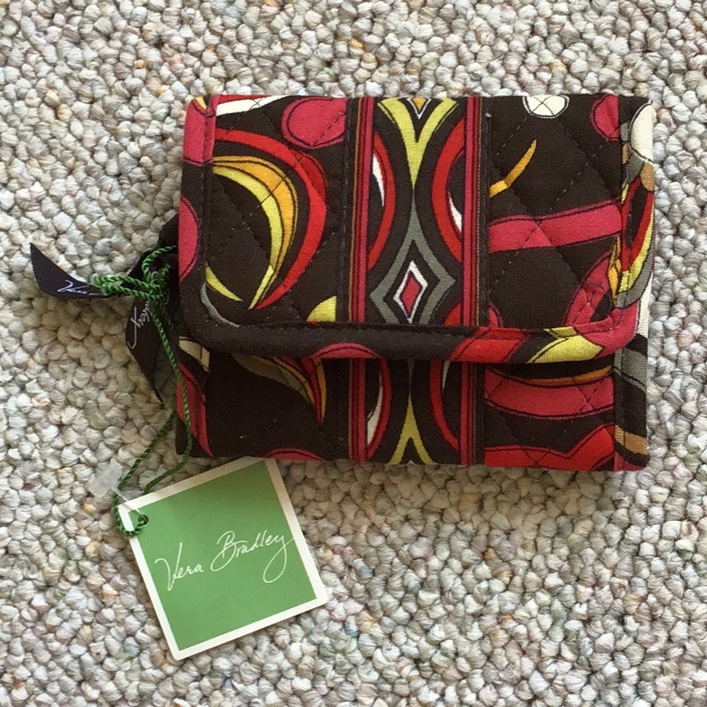 Vera Bradley tri fold wallet